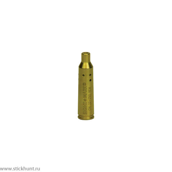 Фотография Лазерный патрон Sightmark SM39020 калибр .22-.250 лазер красный латунный