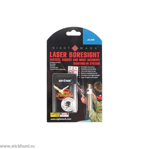 Картинка Лазерный патрон Sightmark SM39020 калибр .22-.250 лазер красный латунный