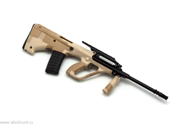 Модель сувенирная в виде оружия Microgun L Steyr AUG Camo Армейская универсальная винтовка в расцветке камуфляж