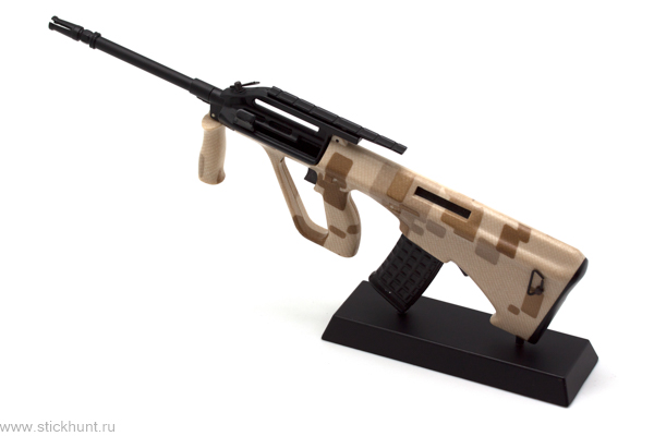 Модель сувенирная в виде оружия Microgun L Steyr AUG Camo Армейская универсальная винтовка в расцветке камуфляж