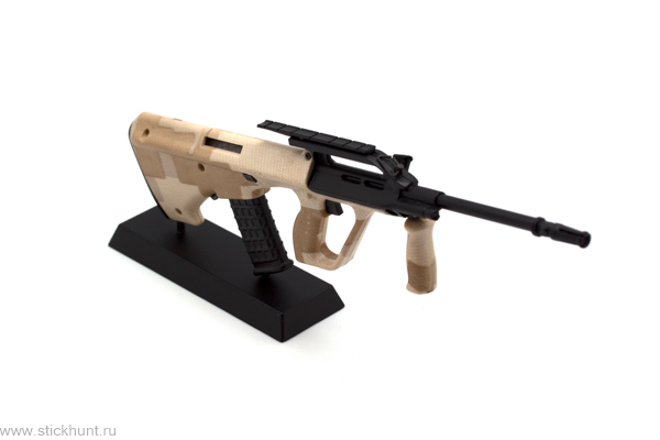 Модель сувенирная в виде оружия Microgun L Steyr AUG Camo Армейская универсальная винтовка в расцветке камуфляж