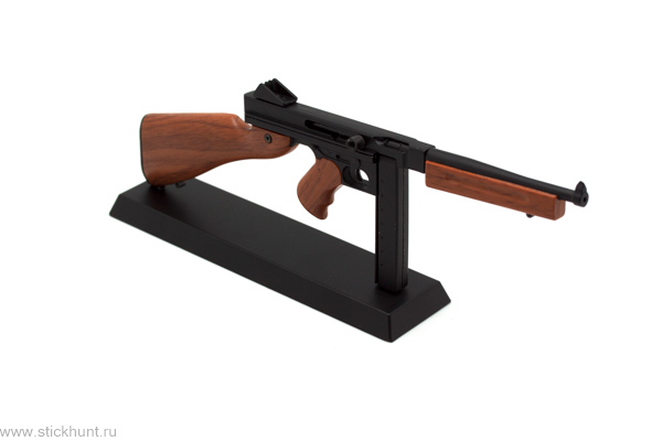 Модель сувенирная в виде оружия Microgun L Thompson Пистолет-пулемёт Томпсона изображение