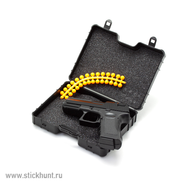 Модель сувенирная в виде оружия Microgun G2 Case в кейсе Модель сувенирная в виде оружия Microgun G2 Case в кейсе