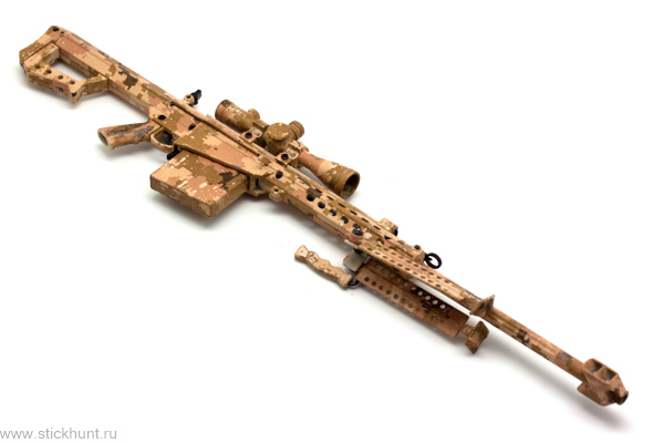 Модель сувенирная в виде оружия Microgun L Barrett M82 Снайперская винтовка койот фото