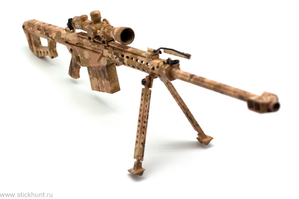 Модель сувенирная в виде оружия Microgun L Barrett M82 Снайперская винтовка койот изображение