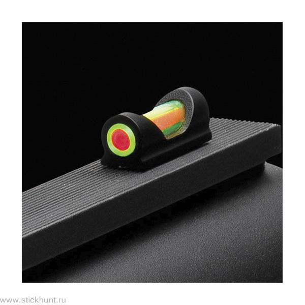 Мушка оптоволоконная Truglo TG948CD FAT•BEAD 2,6 мм металлическая ввинчивающаяся двухцветная зеленая/красная