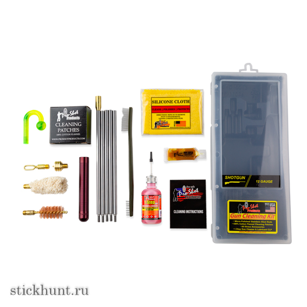 Набор для чистки Pro Shot Classic S12KIT для 12 калибра Набор для чистки Pro Shot Classic S12KIT для 12 калибра