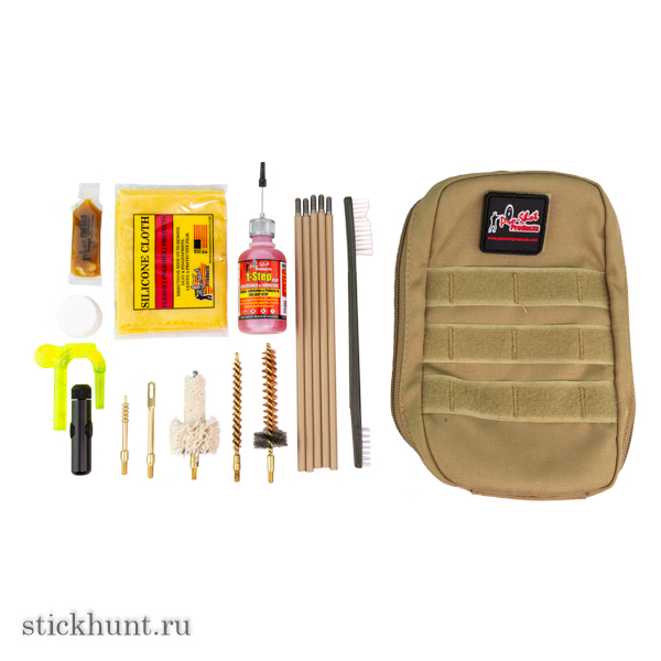Набор для чистки Pro Shot Coyote Tactical в полевых условиях .223 калибра Набор для чистки Pro Shot Coyote Tactical в полевых условиях .223 калибра
