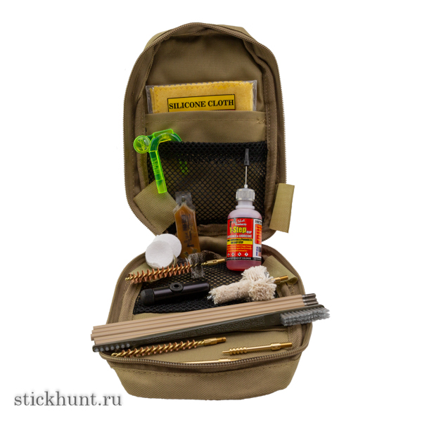 Набор для чистки Pro Shot Coyote Tactical в полевых условиях .223 калибра Набор для чистки Pro Shot Coyote Tactical в полевых условиях .223 калибра
