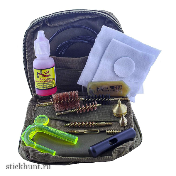 Набор для чистки универсальный Pro Shot 3 Gun Competition 3G-KIT в походной сумке Набор для чистки универсальный Pro Shot 3 Gun Competition 3G-KIT в походной сумке