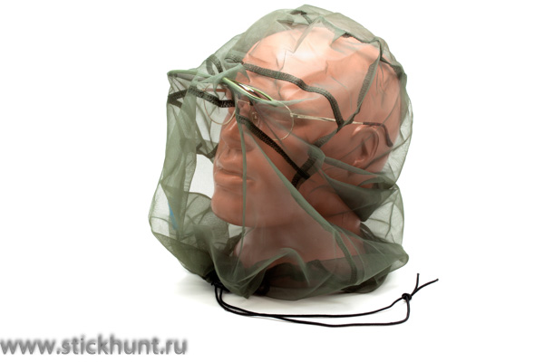 Накомарник клипон на очки Очкимарник Polarized поляризационные линзы зеркально-серые 50%