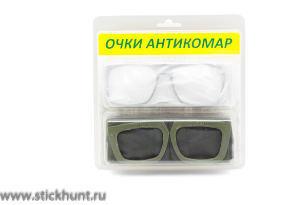 Снимок Накомарник очки Очкимарник Polarized поляризационные линзы прозрачные 89%
