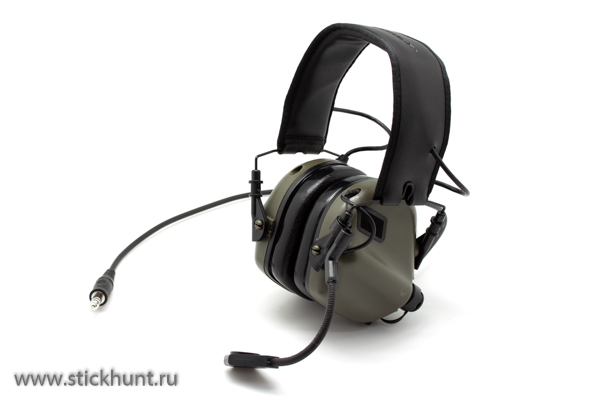 Наушники c микрофоном с разъемом для тангенты Наушники стрелковые активные c микрофоном EARMOR