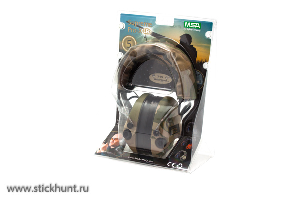 Наушники MSA Sordin Supreme Pro-X Camo Led Наушники стрелковые активные MSA Sordin Supreme Pro-X Camo Led