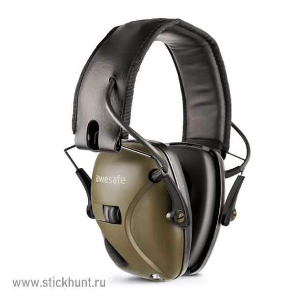 Наушники активные стрелковые Awesafe GF01G 22-82 ДБ Хаки Наушники активные стрелковые Awesafe GF01G 22-82 ДБ Хаки