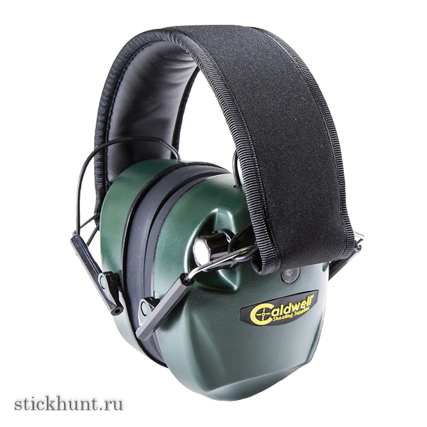 Наушники активные стрелковые Caldwell E-Max 497700 с стандартным оголовьем 85 ДБ Зеленый Наушники активные стрелковые Caldwell E-Max 497700 с стандартным оголовьем 85 ДБ Зеленый