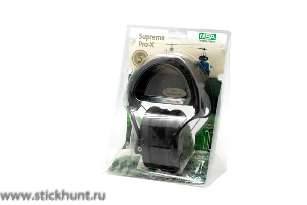 Наушники активные стрелковые MSA Sordin Supreme Pro-X 75302-X/L-G с гелиевыми амбушюрами