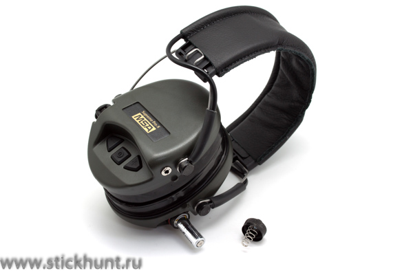 Наушники активные стрелковые MSA Sordin Supreme Pro-X 75302-X/L-G с гелиевыми амбушюрами