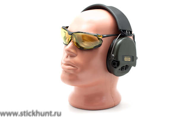 Наушники активные стрелковые MSA Sordin Supreme Pro-X 75302-X/L-G с гелиевыми амбушюрами