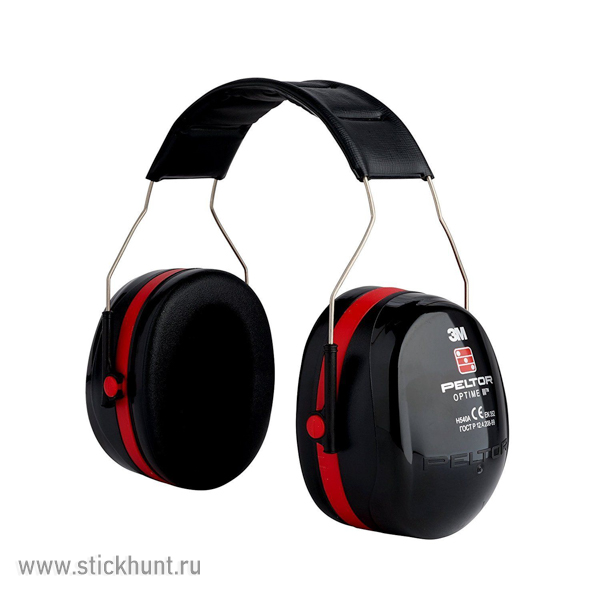 Наушники пассивные 3М Peltor Optime III H540A-411-SV со стандартным оголовьем Черный Наушники пассивные 3М Peltor Optime III H540A-411-SV со стандартным оголовьем Черный