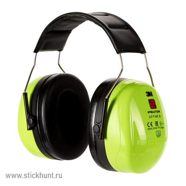 Наушники пассивные 3М Peltor Optime III H540A-461-GB со стандартным оголовьем Салатовый Наушники пассивные 3М Peltor Optime III H540A-461-GB со стандартным оголовьем Салатовый