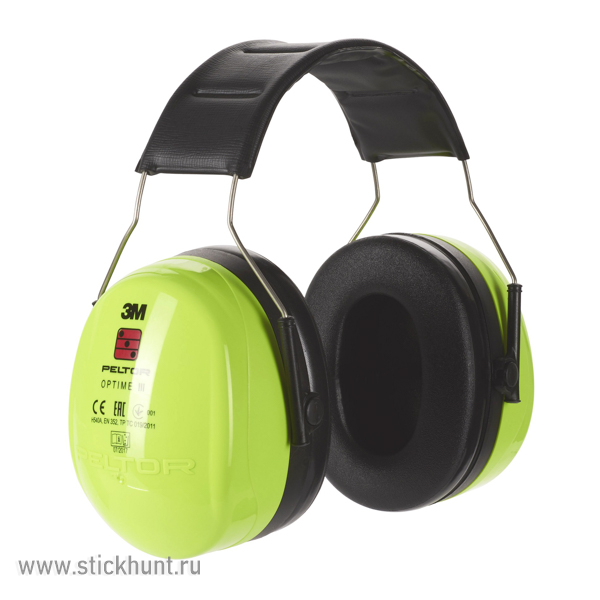 Наушники пассивные 3М Peltor Optime III H540A-461-GB со стандартным оголовьем Салатовый Наушники пассивные 3М Peltor Optime III H540A-461-GB со стандартным оголовьем Салатовый