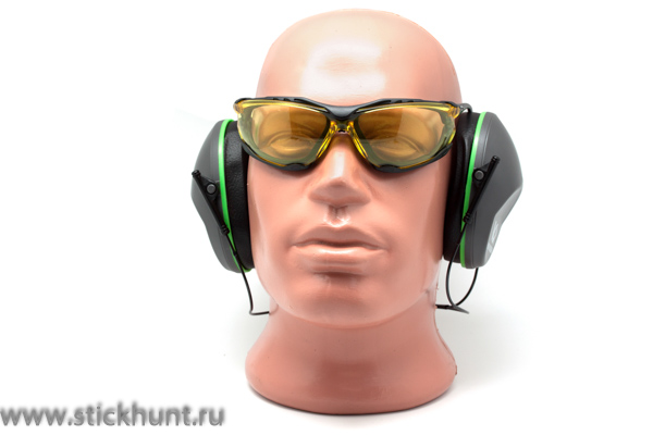 Наушники пассивные стрелковые Pyramex VGBH9010C под шлем-каску 22дБ изображение