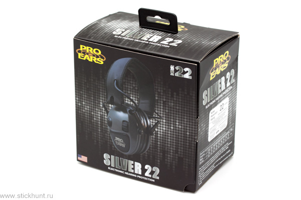 Наушники активные стрелковые Pro Ears PRO Silver PES22 22-82 Дб картинка