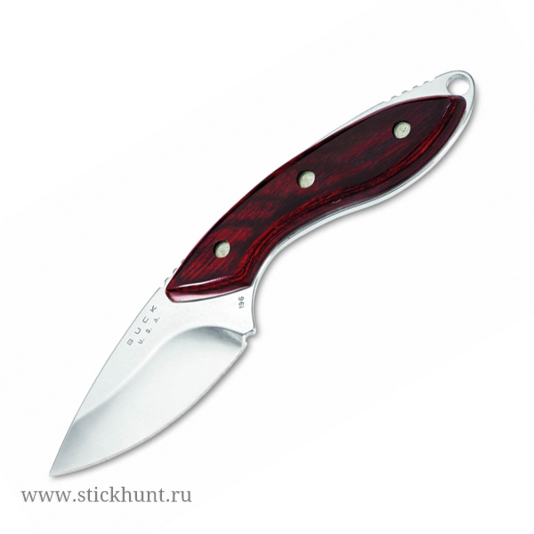 Нож классический Buck Knives Alpha Hunter Mini 0195RWS-B клинок 6.3 см Красный Нож классический Buck Knives Alpha Hunter Mini 0195RWS-B клинок 6.3 см Красный