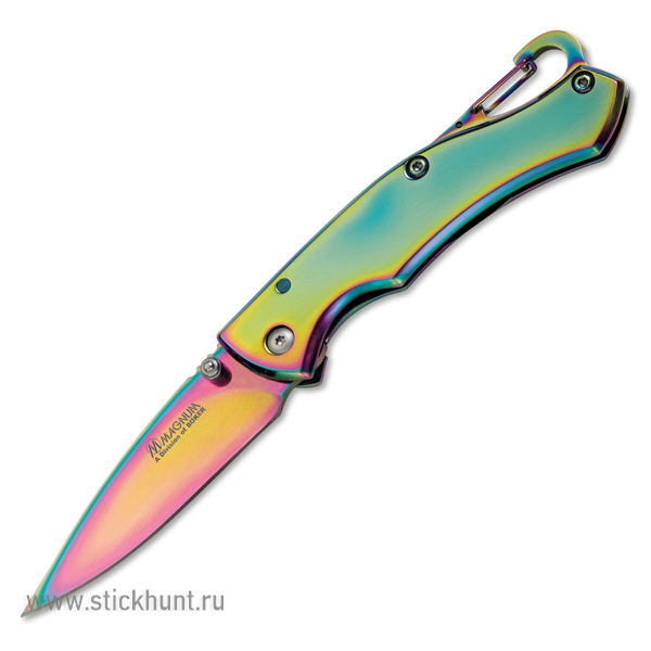 Нож складной Boker Magnum Rainbow I 01YA106 клинок 5.7 см Зеленый Нож складной Boker Magnum Rainbow I 01YA106 клинок 5.7 см Зеленый