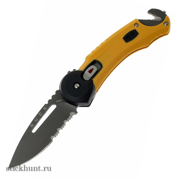 Нож складной Buck Knives Redpoint Rescue 0753YWX-B клинок 7 см Жёлтый Нож складной Buck Knives Redpoint Rescue 0753YWX-B клинок 7 см Жёлтый
