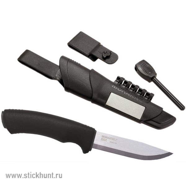 Нож туристический Morakniv Bushcraft Survival (11835) клинок 10 см Черный Нож туристический Morakniv Bushcraft Survival (11835) клинок 10 см Черный