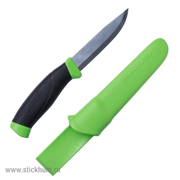 Нож туристический Morakniv Companion (12158) клинок 10 см Зеленый Нож туристический Morakniv Companion (12158) клинок 10 см Зеленый