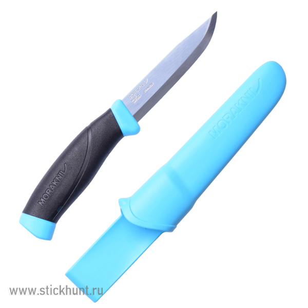 Нож туристический Morakniv Companion (12159) клинок 10 см Голубой Нож туристический Morakniv Companion (12159) клинок 10 см Голубой
