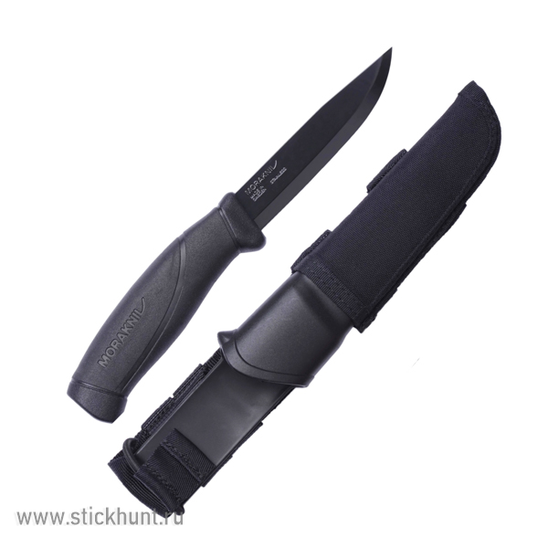 Нож туристический Morakniv Companion (12553) клинок 10 см Черный Нож туристический Morakniv Companion (12553) клинок 10 см Черный