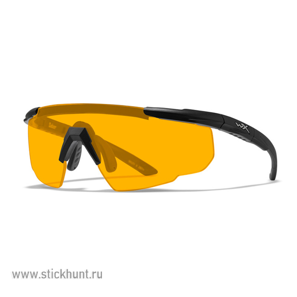 Очки баллистические стрелковые Wiley X Saber Advanced 301 Рыжие 60% Очки баллистические стрелковые Wiley X Saber Advanced 301 Рыжие 60%