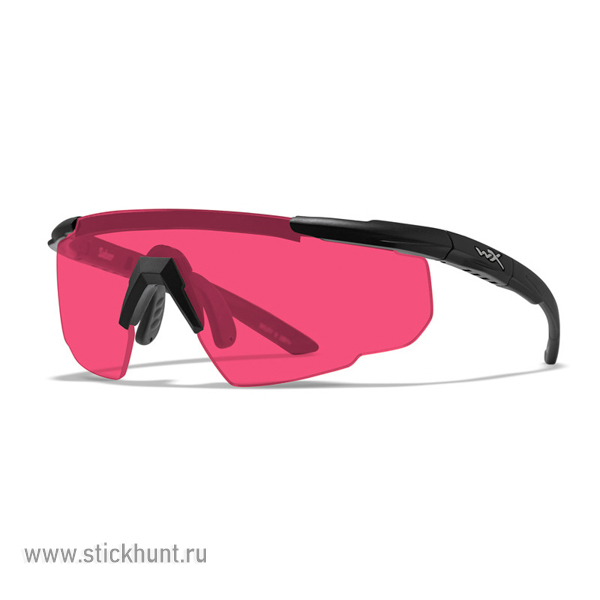Очки баллистические стрелковые Wiley X Saber Advanced 304 Розовые 50% Очки баллистические стрелковые Wiley X Saber Advanced 304 Розовые 50%