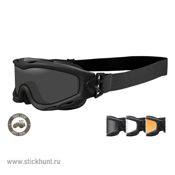 Очки баллистические тактические Wiley X Spear Dual SP293DLB ANTI-FOG Прозрачные 90%|Серые 15%|Рыжие 60% Очки баллистические тактические Wiley X Spear Dual SP293DLB ANTI-FOG Прозрачные 90%|Серые 15%|Рыжие 60%