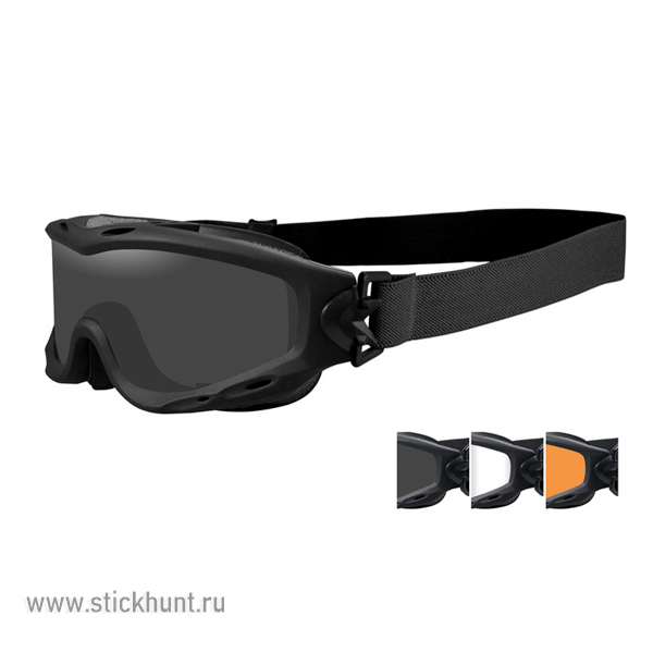 Очки баллистические тактические Wiley X Spear SP293B ANTI-FOG Прозрачные 90%|Серые 15%|Рыжие 60% Очки баллистические тактические Wiley X Spear SP293B ANTI-FOG Прозрачные 90%|Серые 15%|Рыжие 60%