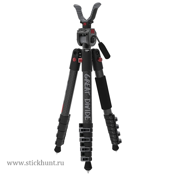 Опора телескопическая для оружия BOG Great Divide 1100483 48 - 150 см Карбон Опора телескопическая для оружия BOG Great Divide 1100483 48 - 150 см Карбон