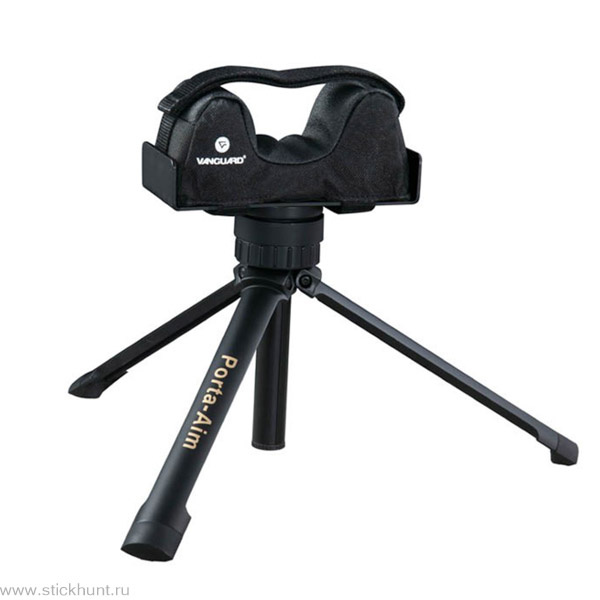 Опора телескопическая для оружия Vanguard Porta-Aim 3 ноги 1 колено черный