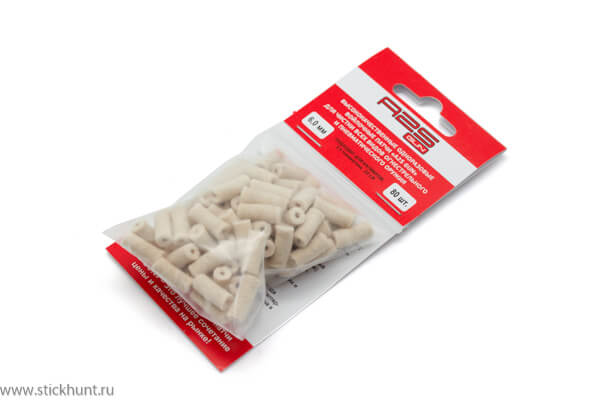 Патч для чистки оружия A2S GUN A2S-6,0-80 войлочный 80 шт. диам. 6 мм белый