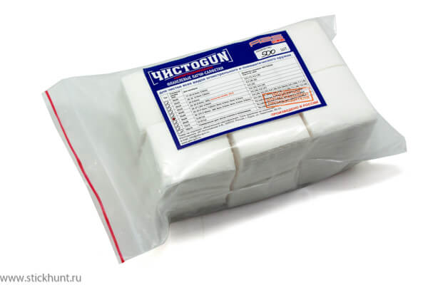Патч-салфетка фланелевый для чистки оружия ЧИСТОGUN 45x45-500 | Кал. .25-.35 | 45х45 мм Белый 500 шт Патч-салфетка фланелевый для чистки оружия ЧИСТОGUN 45x45-500 | Кал. .25-.35 | 45х45 мм Белый 500 шт