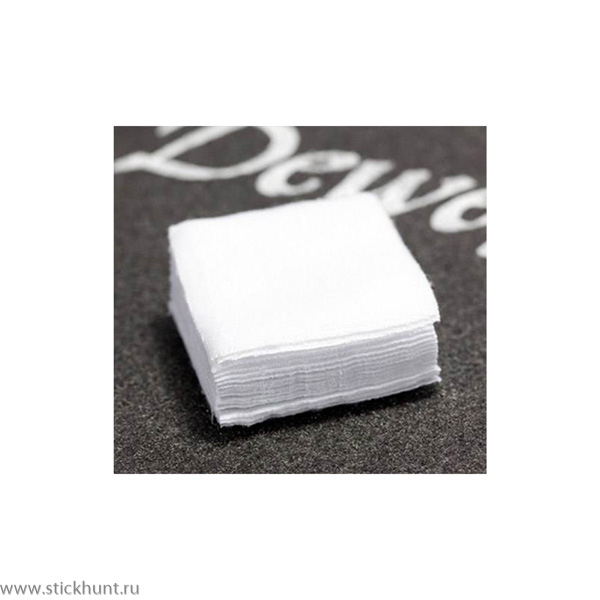 Патч для чистки оружия J.Dewey BPS-231 хлопковый 500 шт. 5x5см белый
