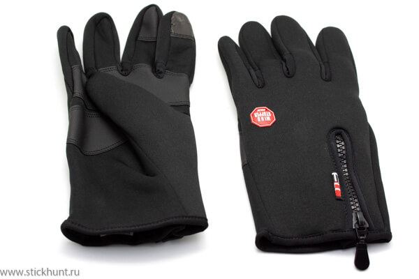 Перчатки охотничьи RusForce Tactical Sport I-Touch из термонеопрена Черный Перчатки охотничьи RusForce Tactical Sport I-Touch из термонеопрена Черный