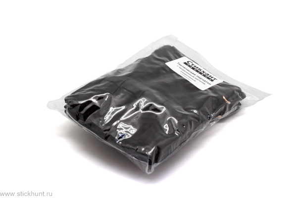 Перчатки тактические Стикхант укороченные прорезиненные кастет черные изображение