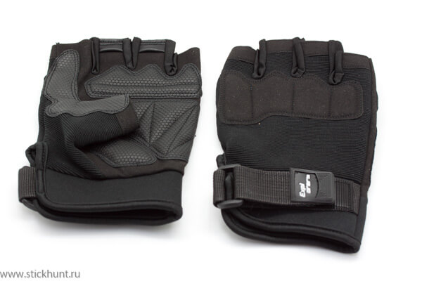 Перчатки тактические Стикхант Explorer укороченные Черный Перчатки тактические Стикхант Explorer укороченные Черный