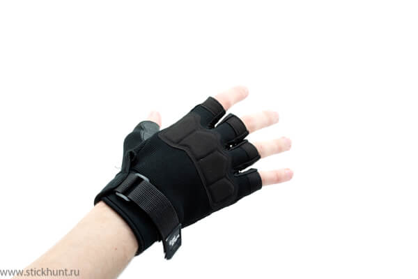 Перчатки тактические Стикхант Explorer укороченные Черный Перчатки тактические Стикхант Explorer укороченные Черный