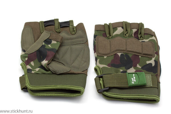 Перчатки тактические Стикхант Explorer укороченные хаки