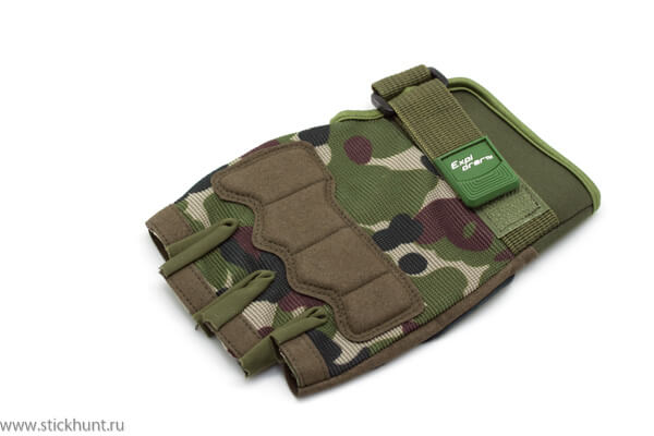 Перчатки тактические Стикхант Explorer укороченные хаки снимок